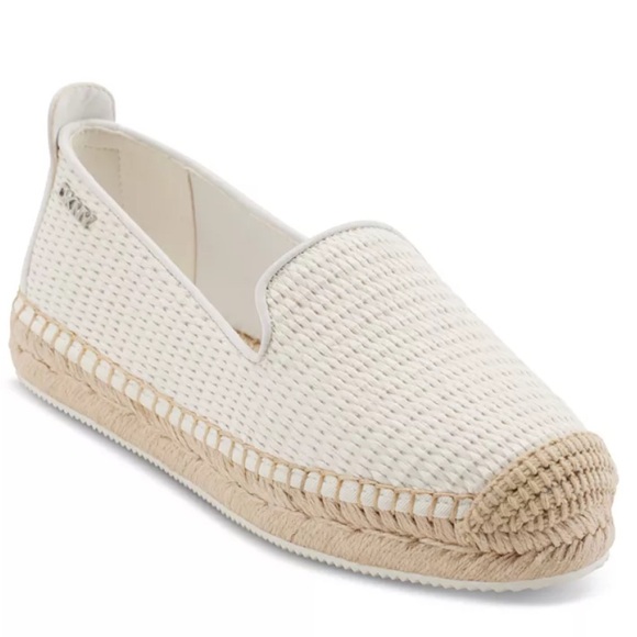 Dkny Shoes - DKNY Women's White Espadrille Slip-On Shoes